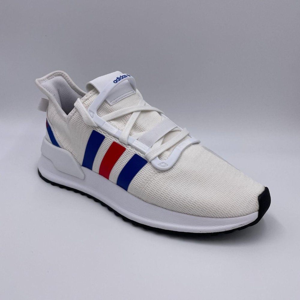 adidas U Path Run White / Blue / Red Mens Shoes - Picture 7 of 8